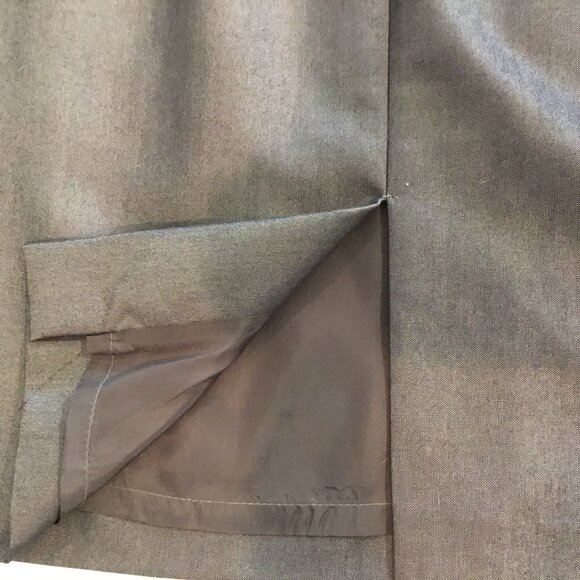 Antonio Melanie Sliver Gray Dress Size 6 Sleeveless - Picture 6 of 10